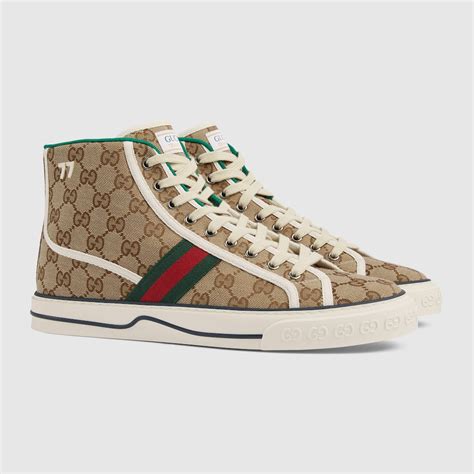 sneakers uomo alte gucci|gucci sneakers for men.